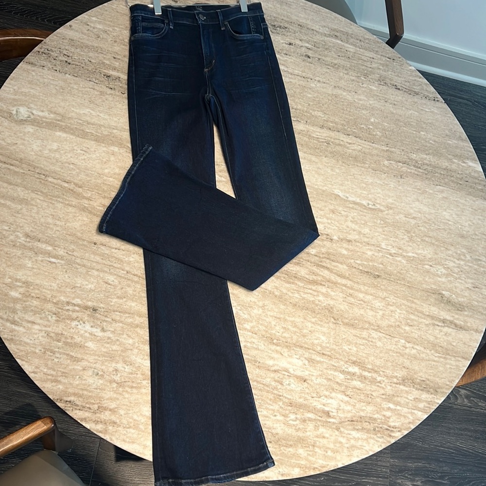 Citizens of Humanity Mid-Rise Dark Wash Flare Jeans